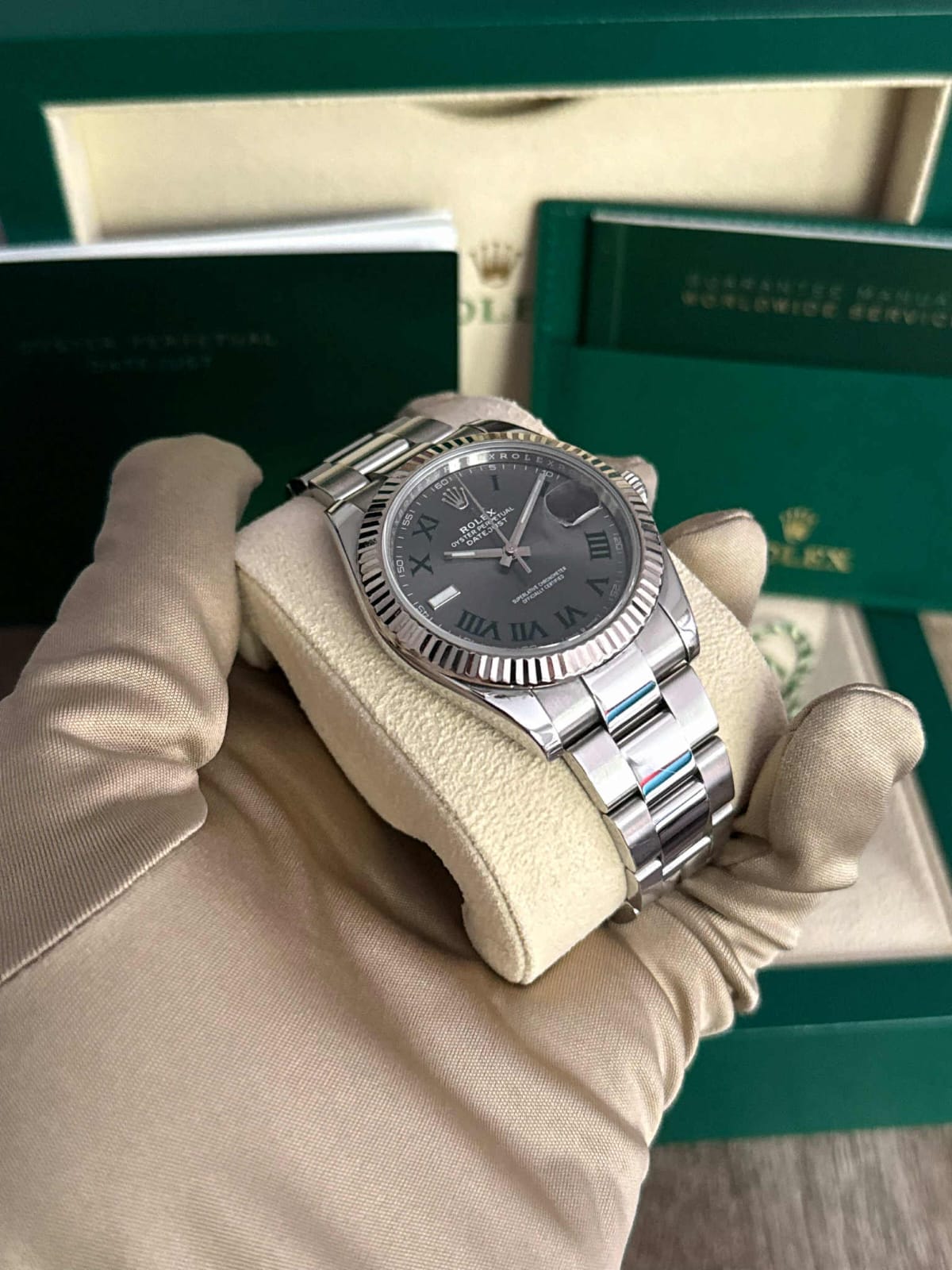 Rolex Datejust 41, Oystersteel and 18k White Gold, 41mm, Ref# 126334-0021