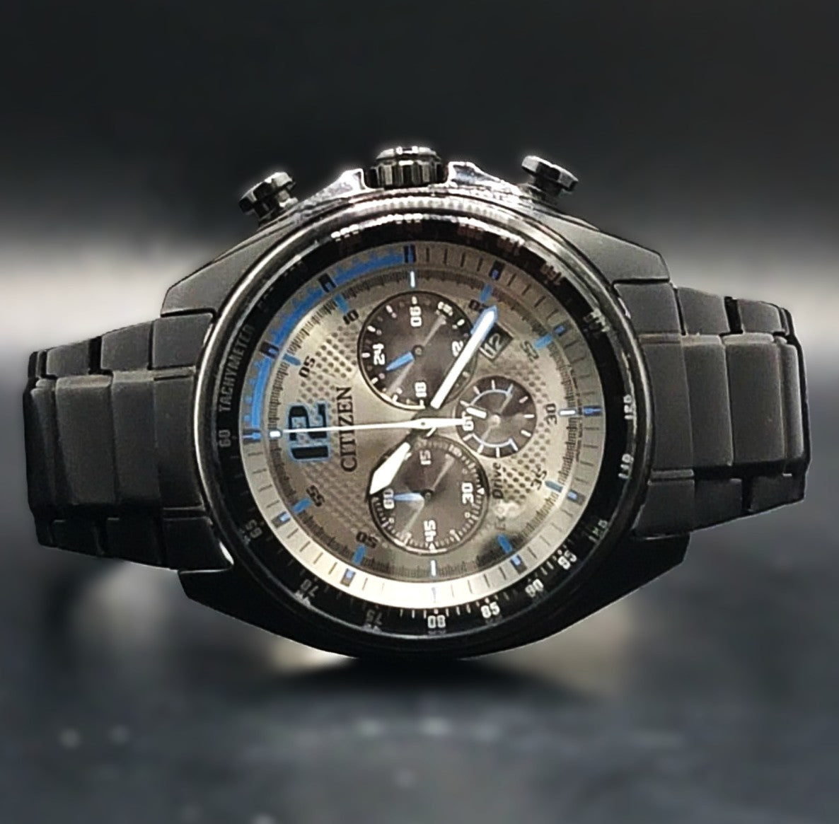 Citizen B620-S105854 Eco-DRIVE Mens Black/Blue Solar Watch