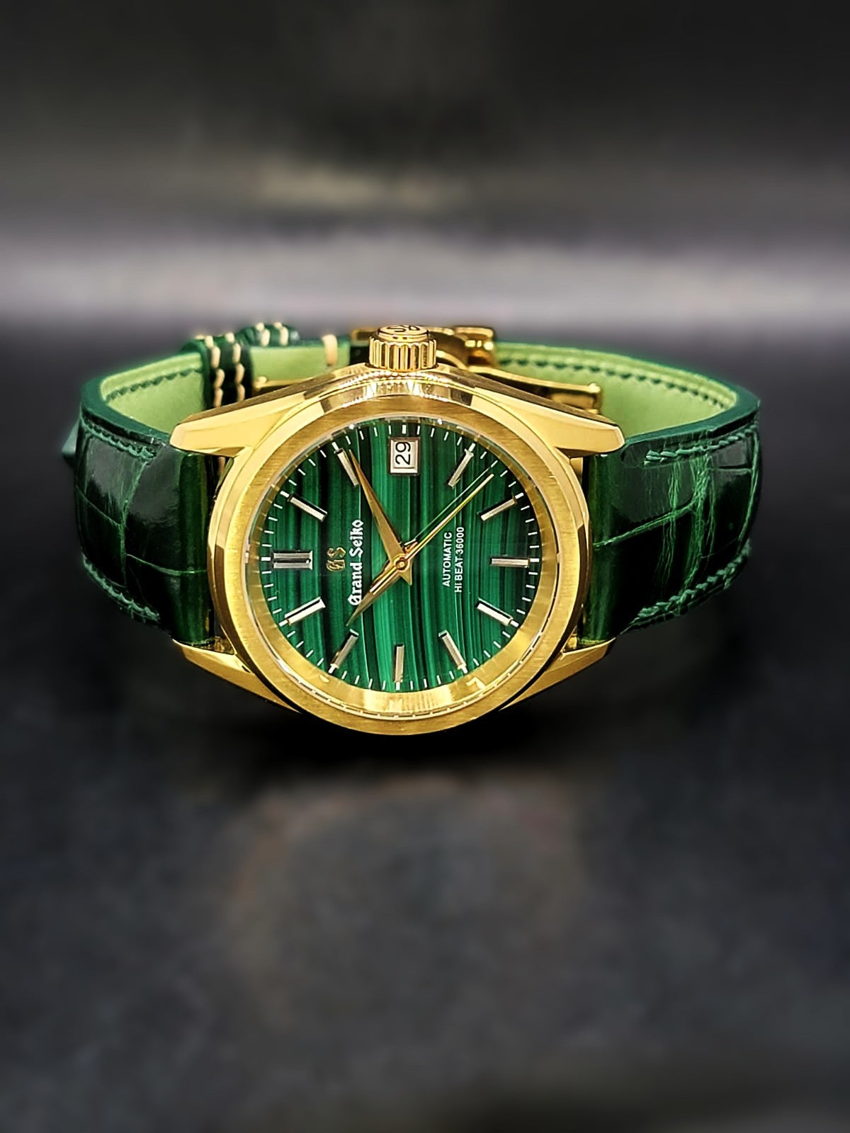 **BRAND NEW PREMIER** CUSTOM MOD 38MM (GRAND SEIKO NATURES GREENSCAPE) NATURAL STONE DIAL AUTOMATIC NEW **BUILD TO ORDER, SERIOUS INQUIRES ONLY PLEASE**