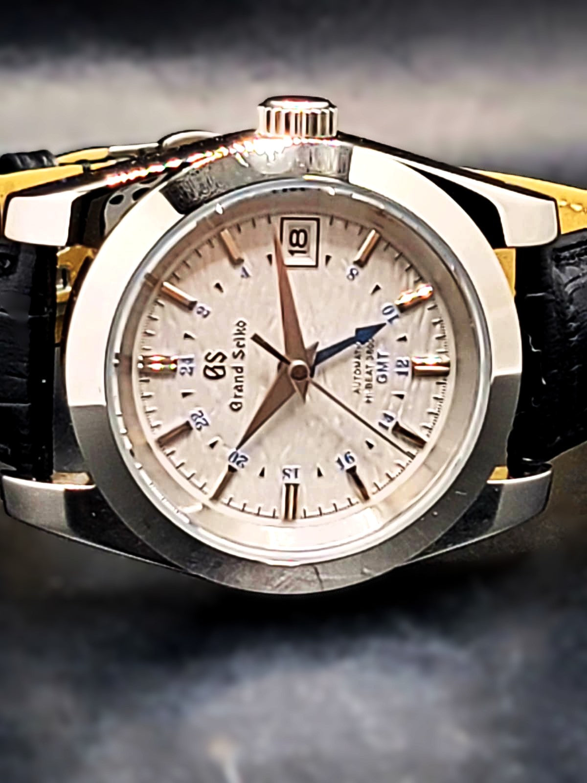 CUSTOM MOD Grand Seiko Heritage White Textured GMT