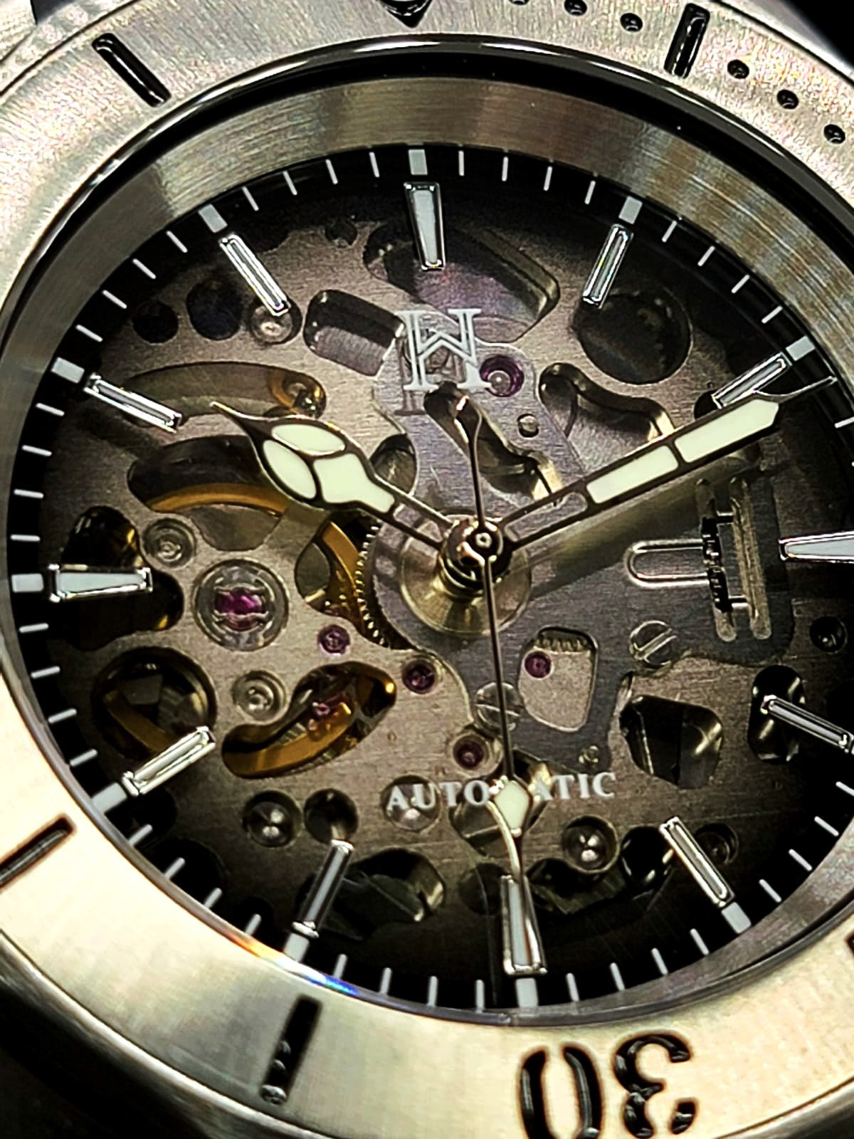 HUIZEN 42MM SKELATON DIAL