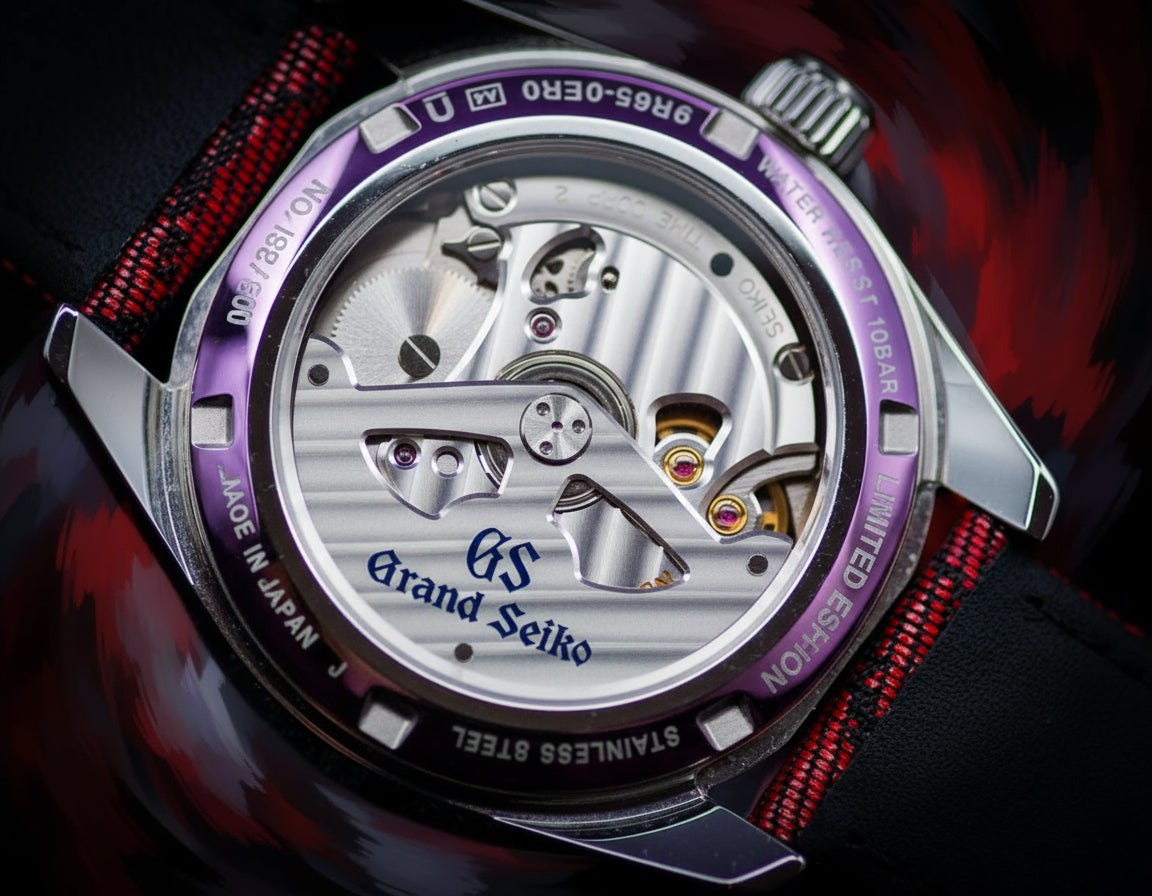 Grand Seiko Heritage Collection Spring Drive Heritage Collection Katana Red Complete BOX SET USA Limited Edition 199/500 Made World Wide