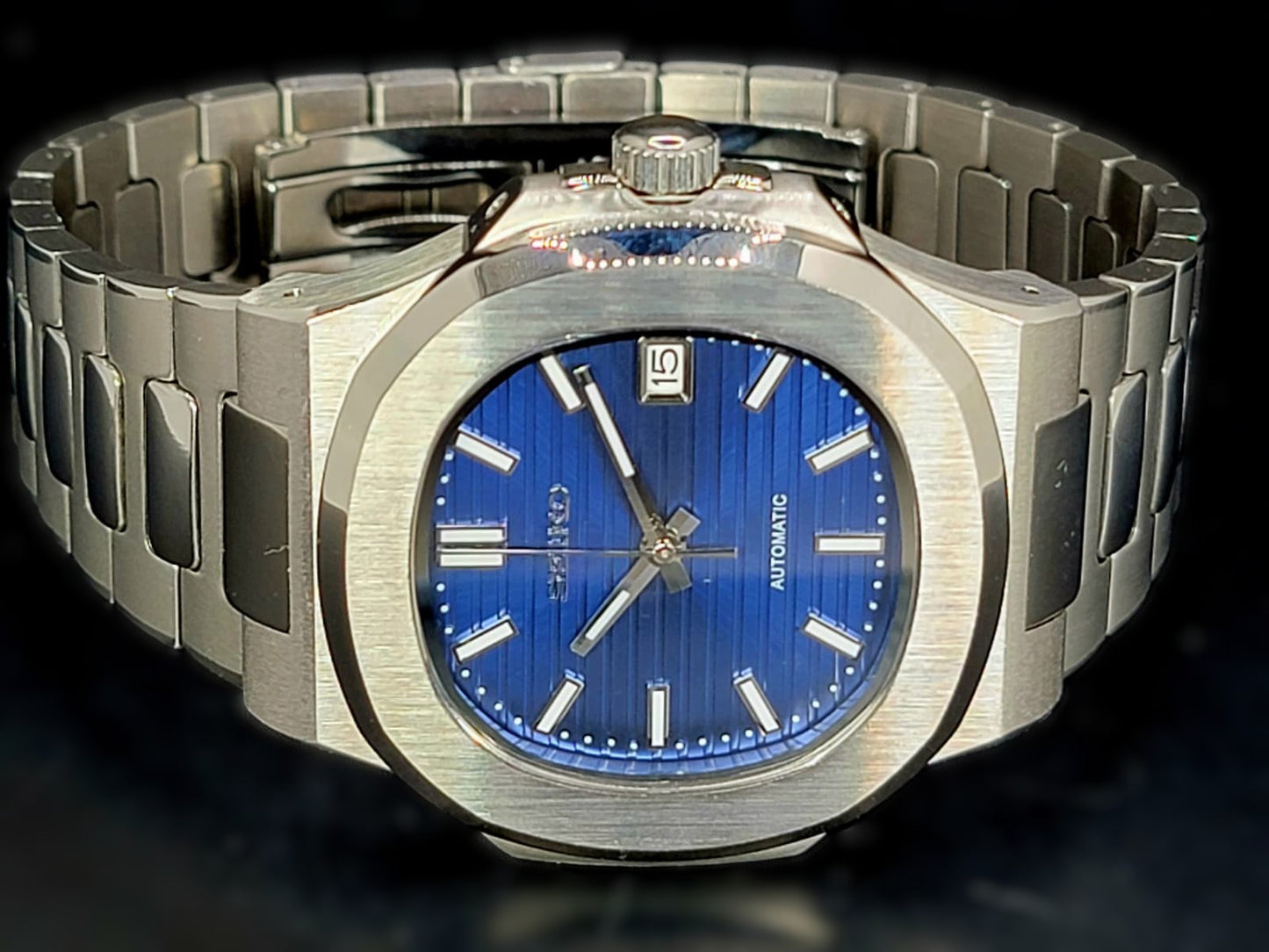 CUSTOM SEIKO NAUTILUS MOD WATCH Automatic Movement