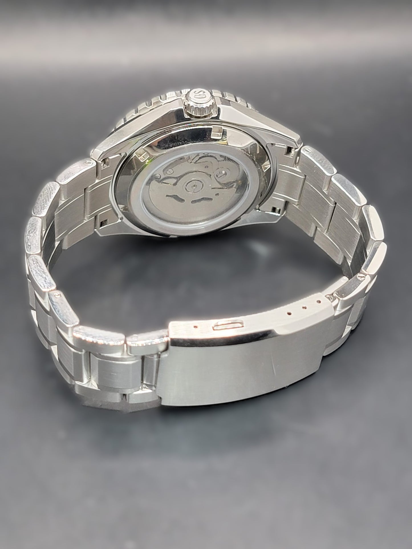 *** BRAND NEW PREMIER CUSTOM MOD 40mm Grand Seiko Sports Collection BLUE MOTHER OF PEARL Mens Watch - NH35