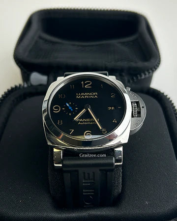 Panerai Luminor Marina 1950 3 Days 44MM Black Dial Rubber Strap (PAM01359)