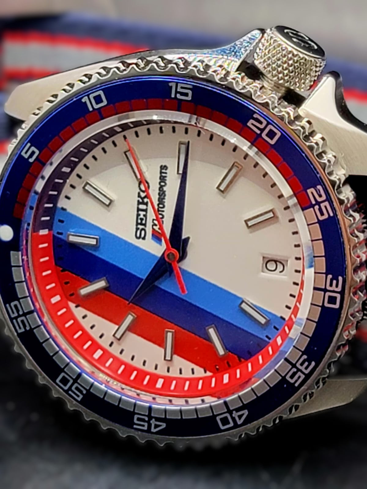 SEIKO MOTORSPORTS CUSTOM MOD Automatic on NATO