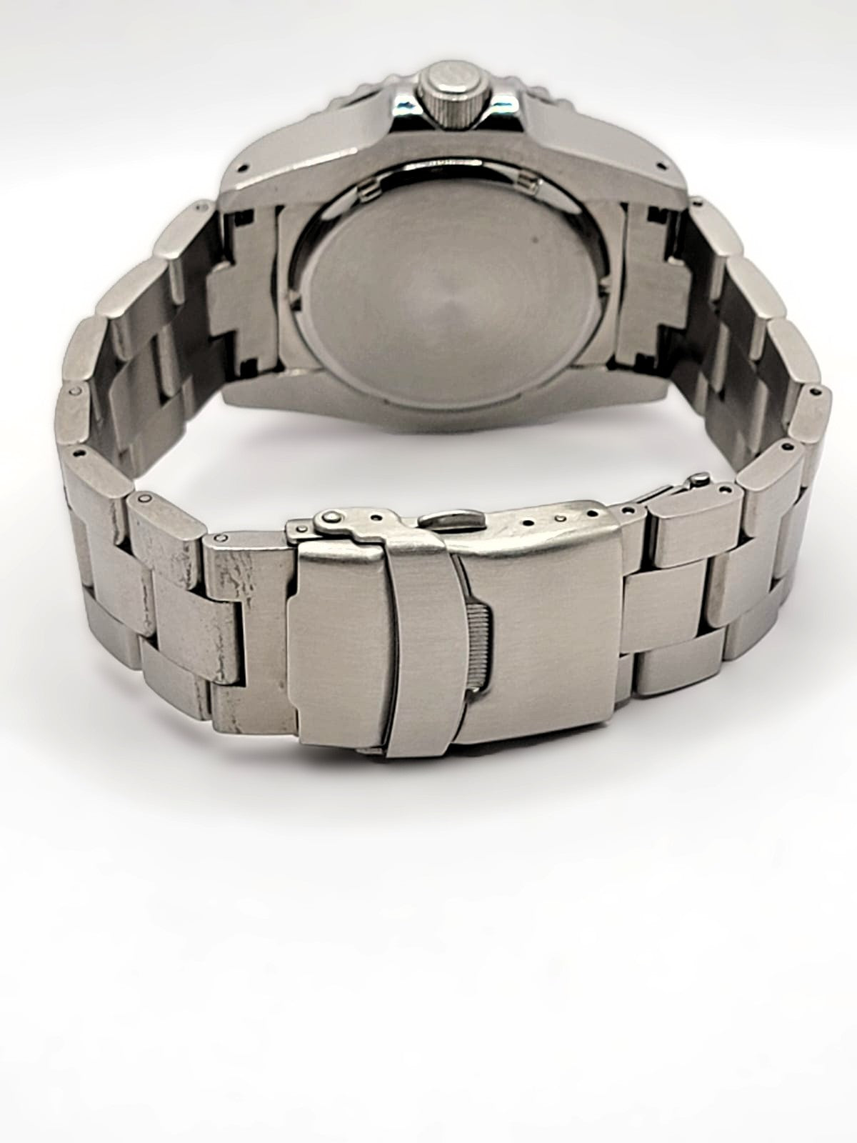 CUSTOM PREMIER MOD (SEIKO ICED BATMAN GMT) WHITE DIAL, S.S.BRACELET, NH34GMT AUTOMATIC NEW **BUILD TO ORDER, SERIOUS INQUIRIES ONLY PLEASE!**