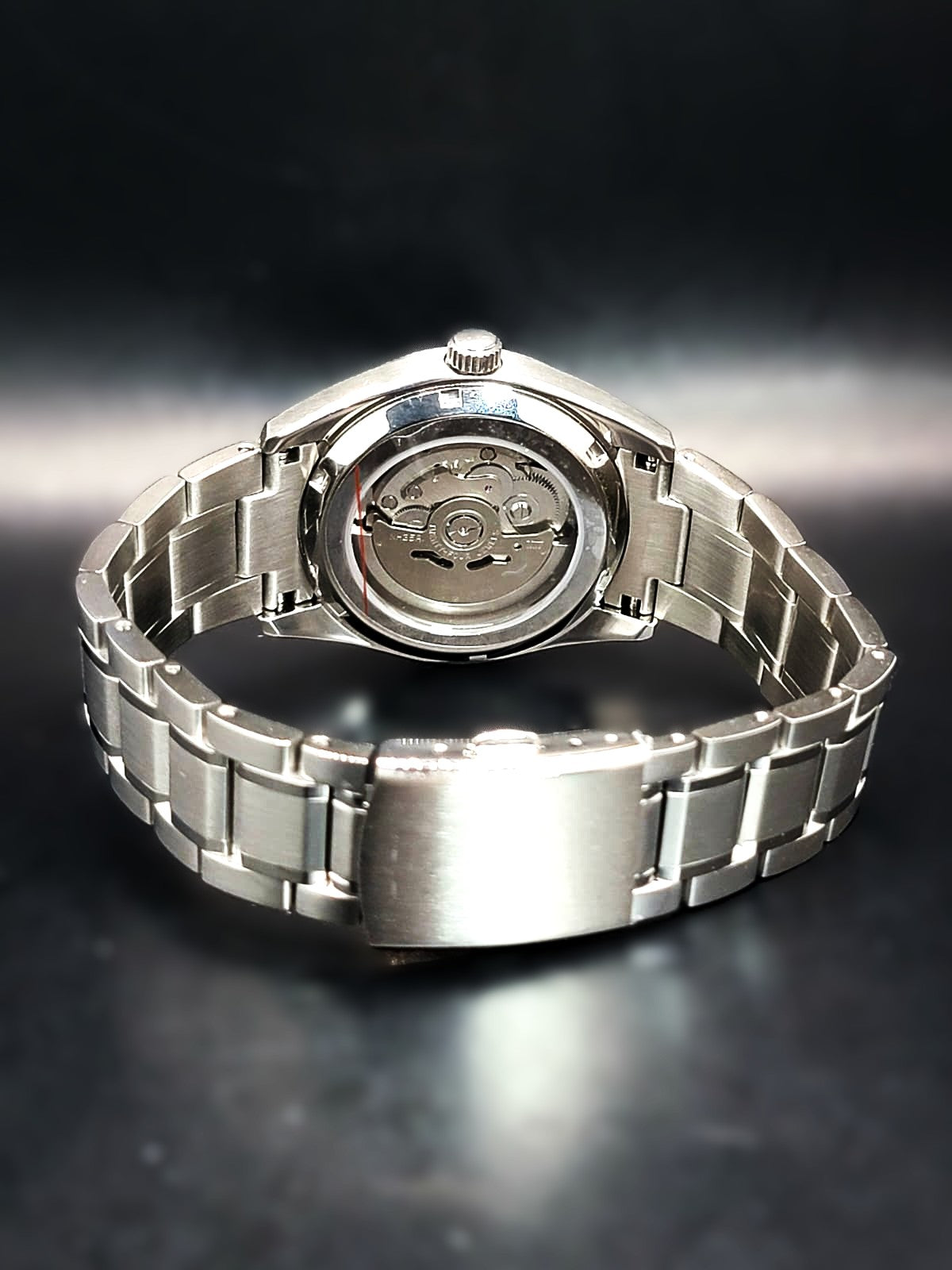 CUSTOM MOD GRAND SEIKO - HERITAGE - BURGUNDY AND GOLD - AUTOMATIC WATCH