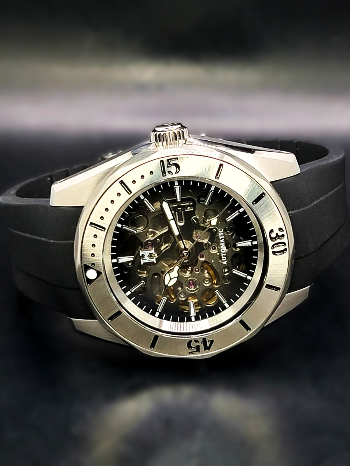 HUIZEN 42MM SKELATON DIAL