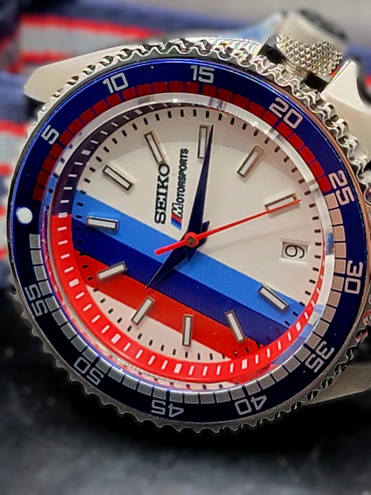 SEIKO MOTORSPORTS CUSTOM MOD Automatic on NATO