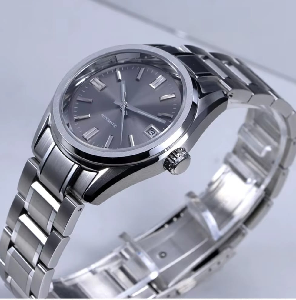 **CUSTOM VIP BUILD**38MM NO DATE CUSTOM MOD (GS - GRAND SEIKO SHUNBUN COLLECTION) WHITE SHUNBUN DIAL, NH35 AUTOMATIC NEW **BUILD TO ORDER, SERIOUS INQUIRES ONLY PLEASE**