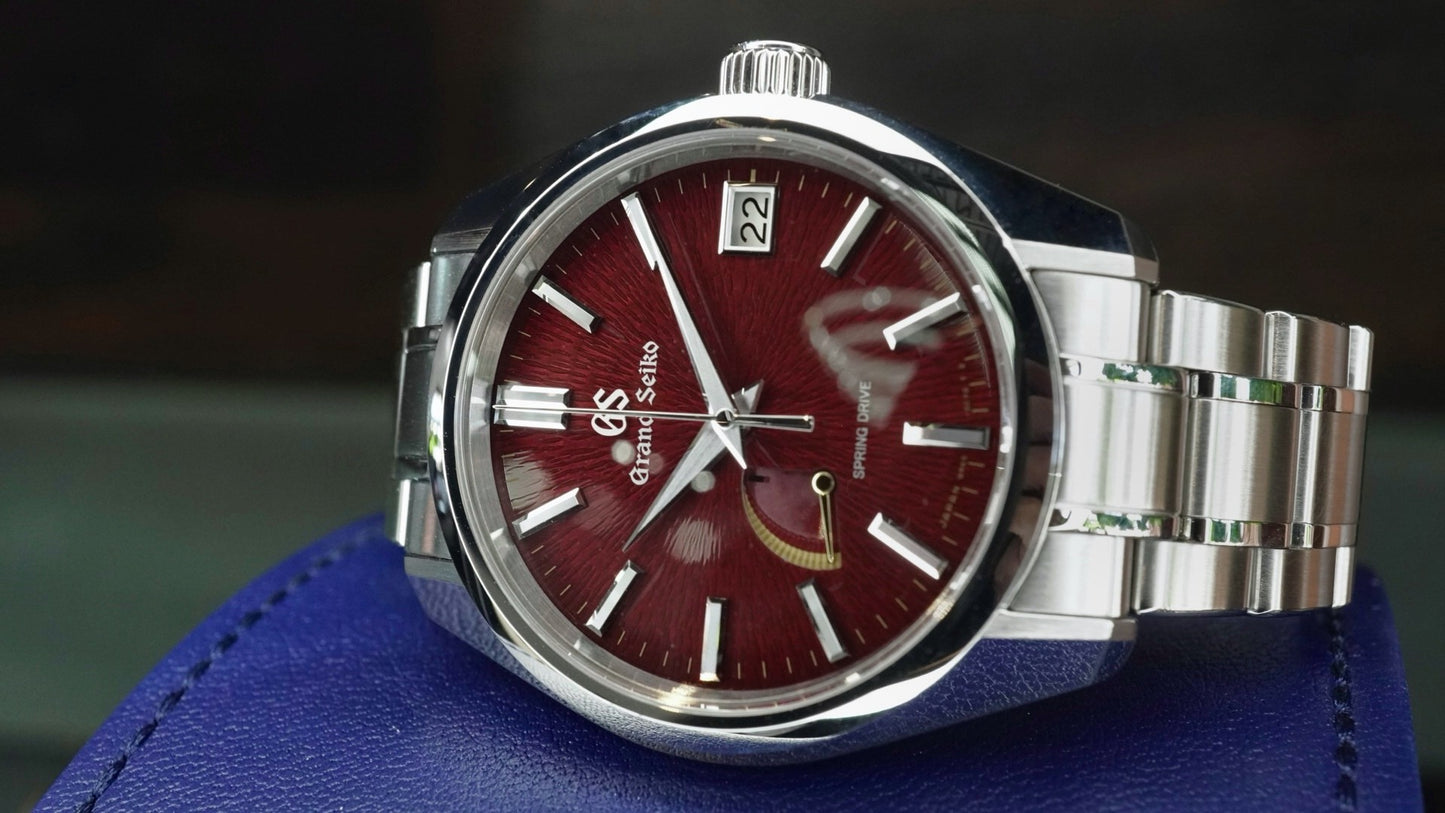 Grand Seiko Heritage Collection Spring Drive Heritage Collection Katana Red Complete BOX SET USA Limited Edition 199/500 Made World Wide