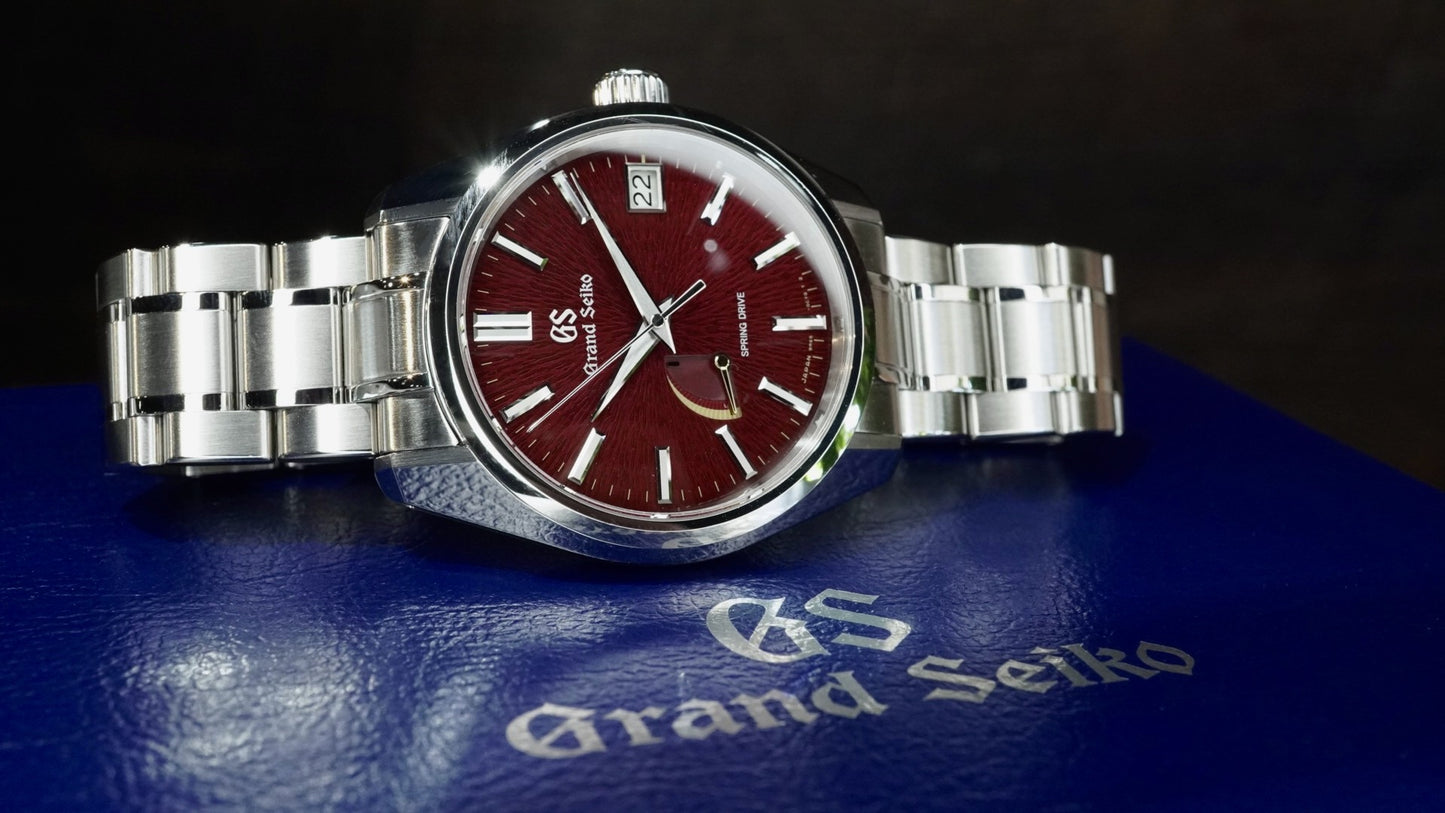 Grand Seiko Heritage Collection Spring Drive Heritage Collection Katana Red Complete BOX SET USA Limited Edition 199/500 Made World Wide