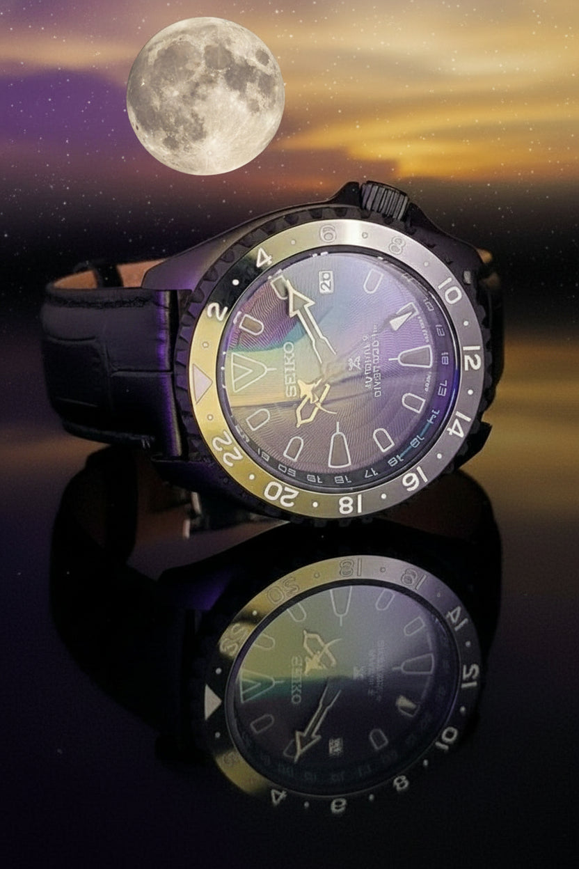 SEIKOMOD DARK Side of the Moon GMT