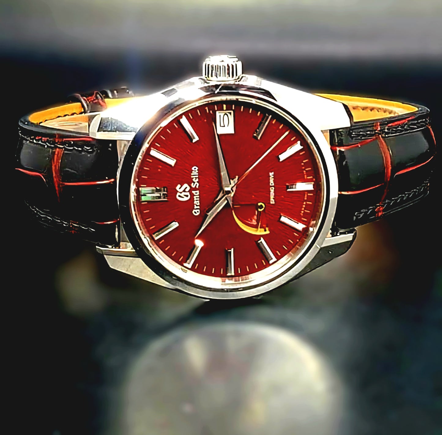 Grand Seiko Heritage Collection Spring Drive Heritage Collection Katana Red Complete BOX SET USA Limited Edition 199/500 Made World Wide