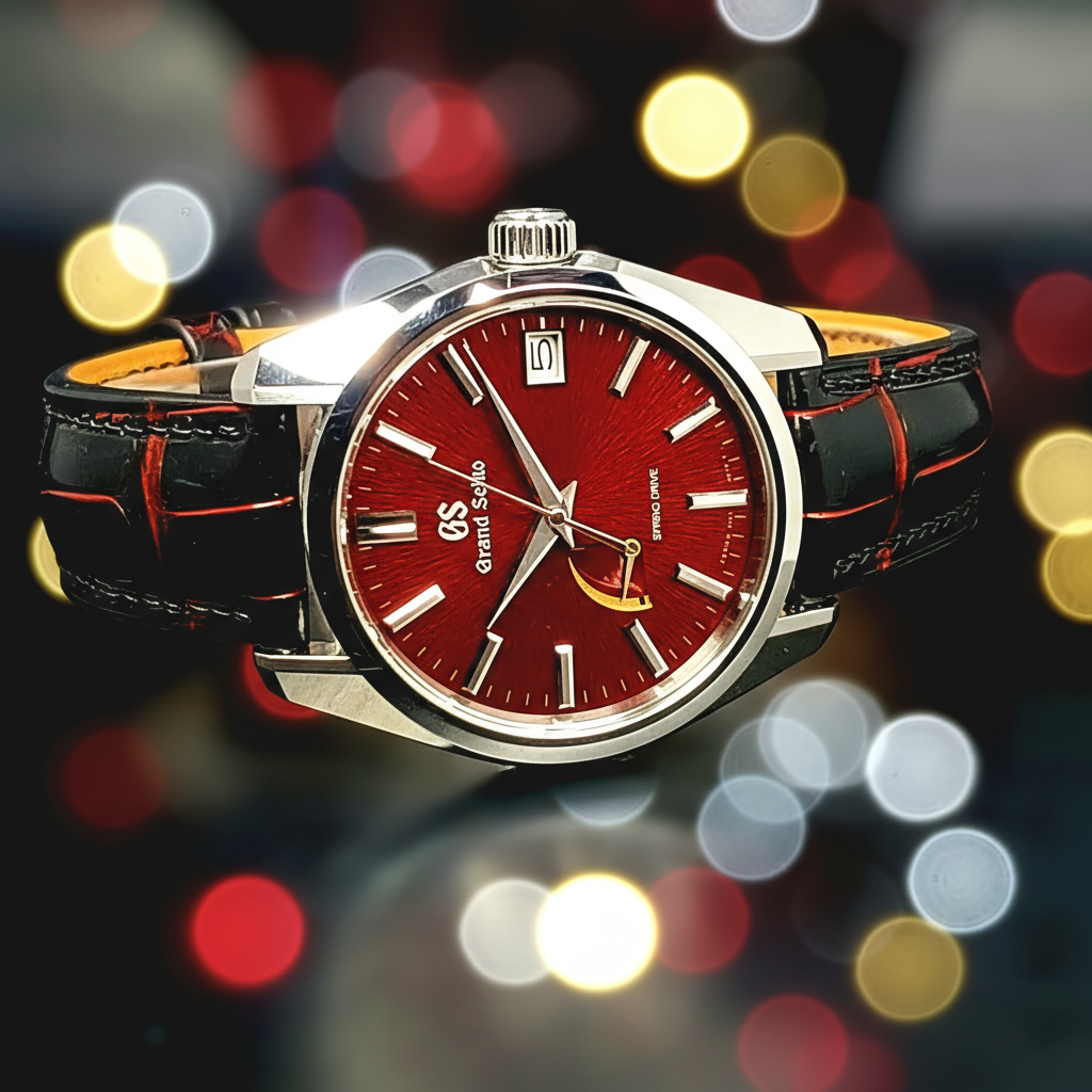 Grand Seiko Heritage Collection Spring Drive Heritage Collection Katana Red Complete BOX SET USA Limited Edition 199/500 Made World Wide