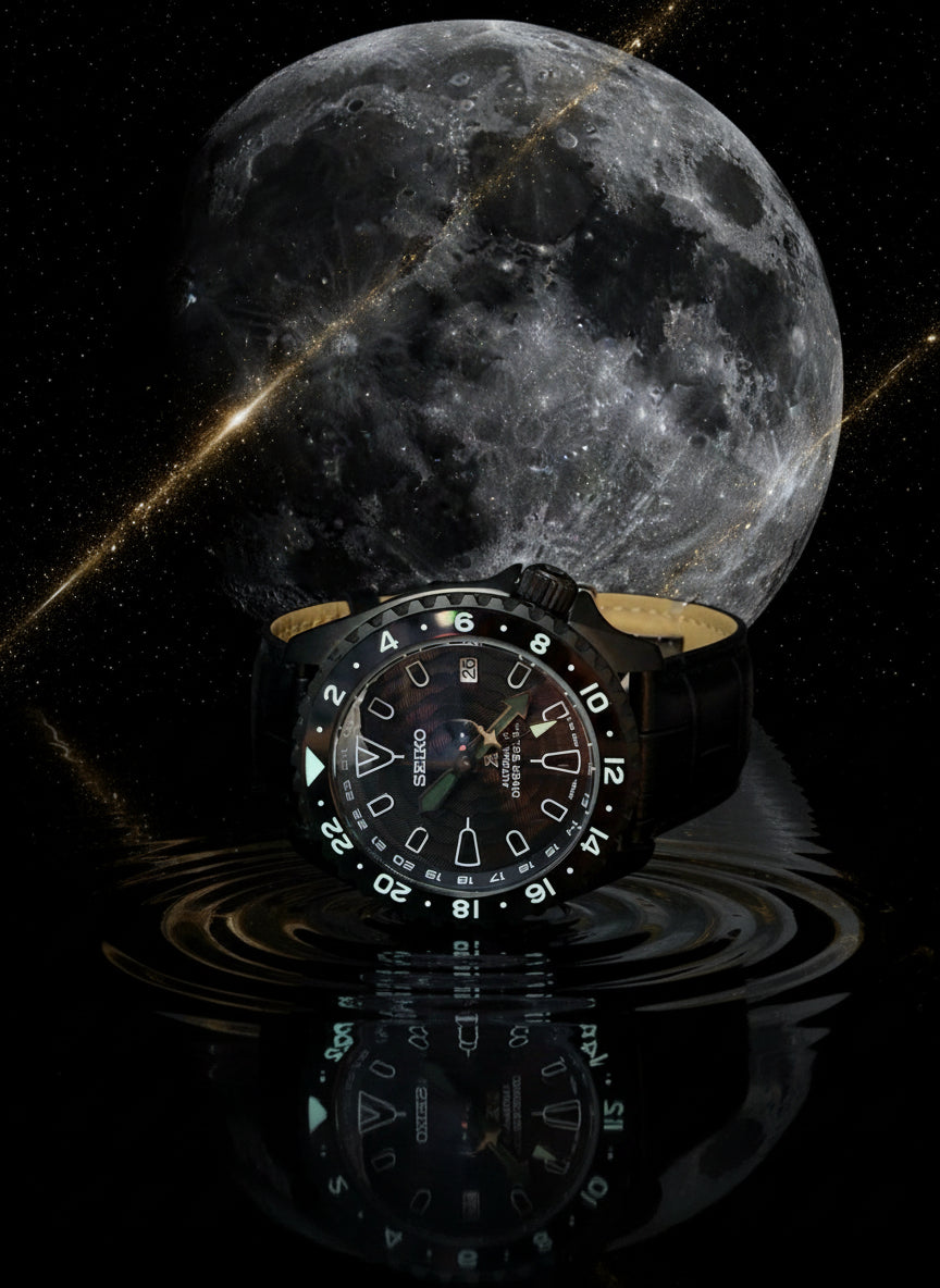 SEIKOMOD DARK Side of the Moon GMT