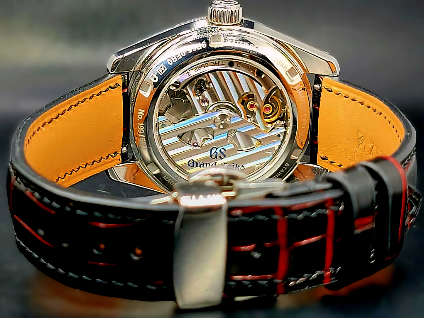 Grand Seiko Heritage Collection Spring Drive Heritage Collection Katana Red Complete BOX SET USA Limited Edition 199/500 Made World Wide