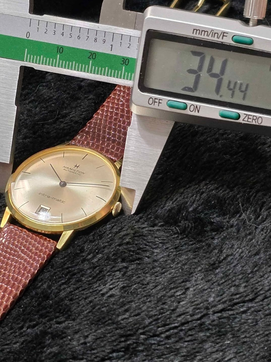 Spectacular vintage late 60s HAMILTON Intra-Matic 30 jewel Automatic gent's watch