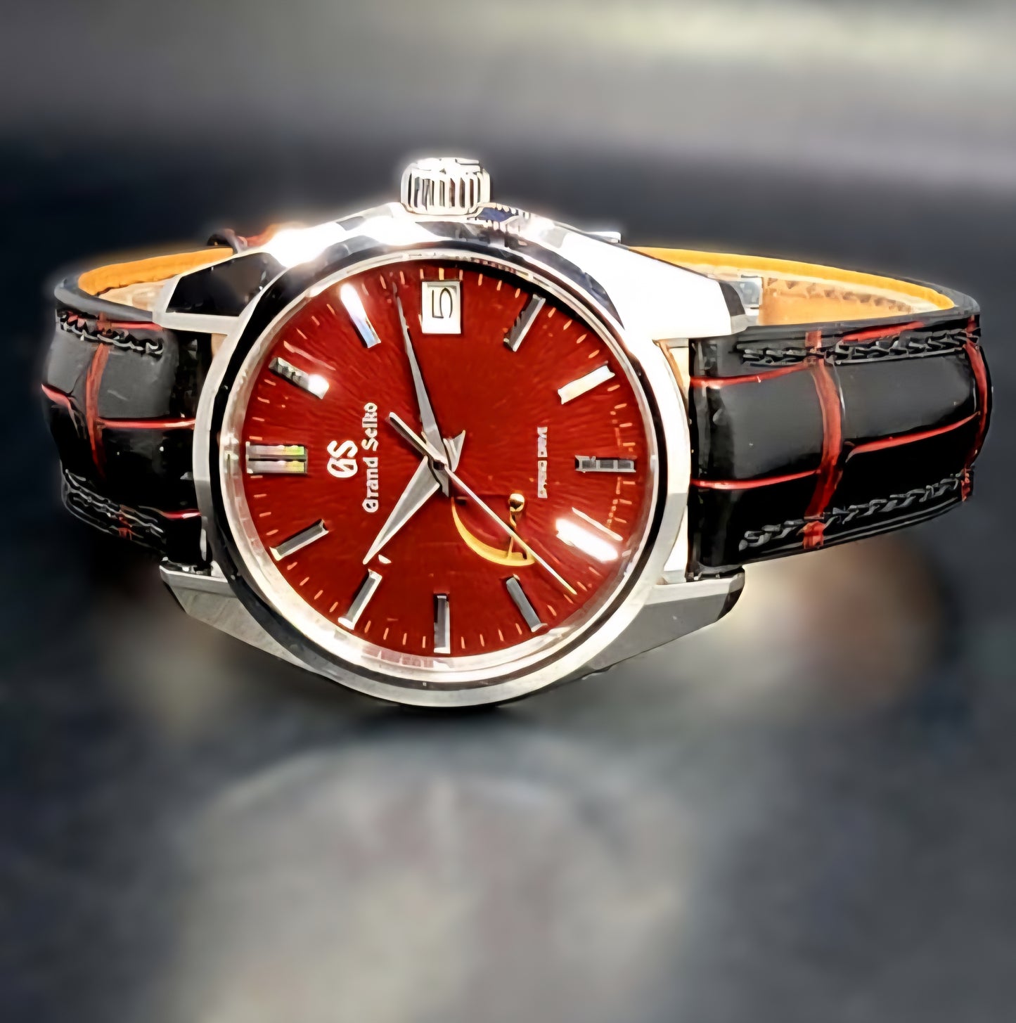 Grand Seiko Heritage Collection Spring Drive Heritage Collection Katana Red Complete BOX SET USA Limited Edition 199/500 Made World Wide