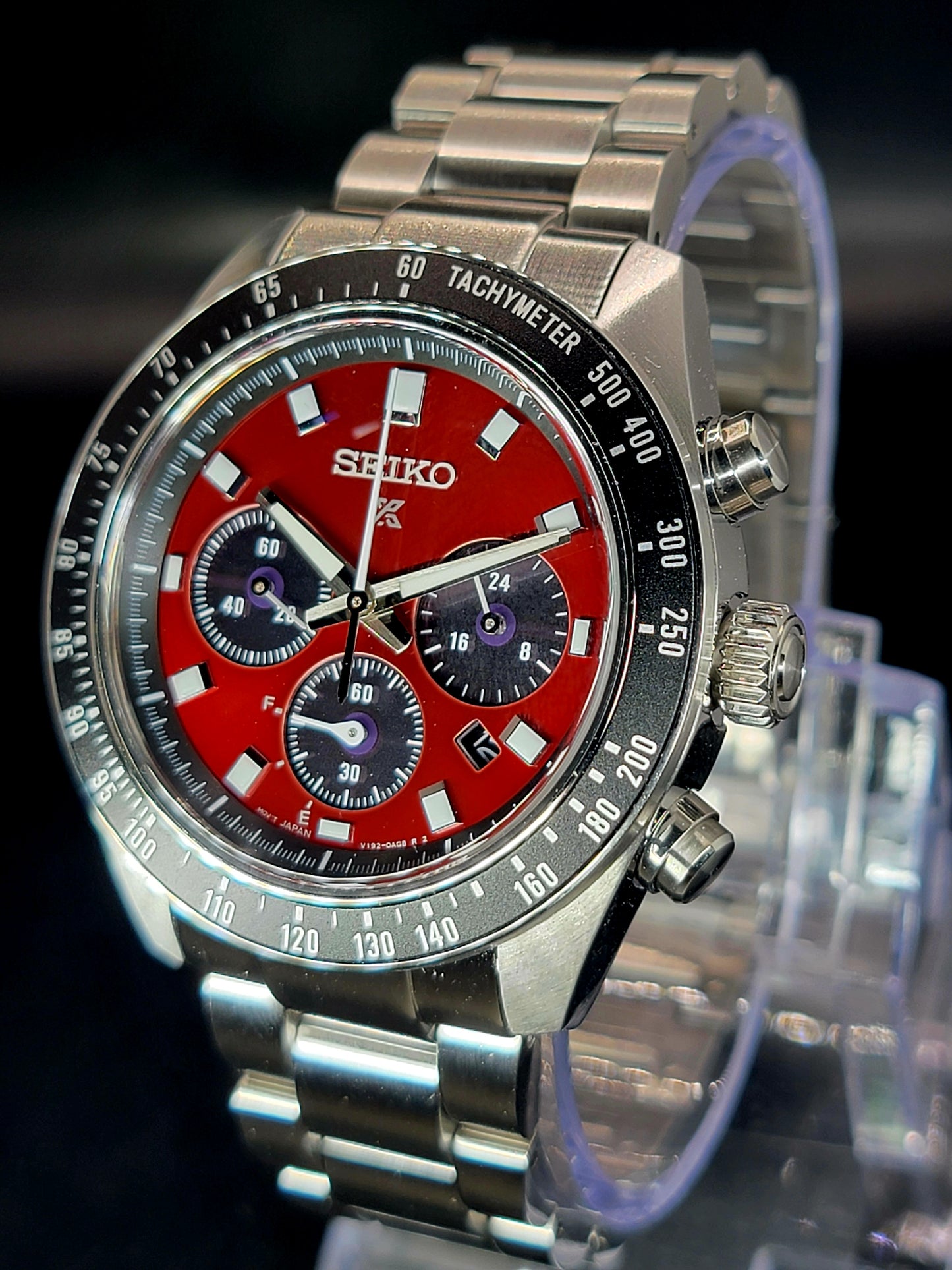 Seiko Prospex.                       SSC927 US Special Edition Prospex Speedtimer Solar Chronograph SeiTona