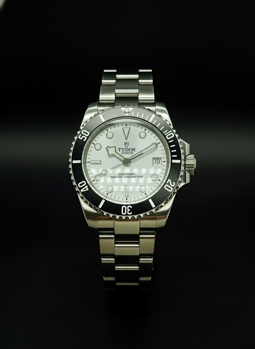 CUSTOM TUDOR MOD SILVER DIAL (BUILD- TO- ORDER SAVE $50)