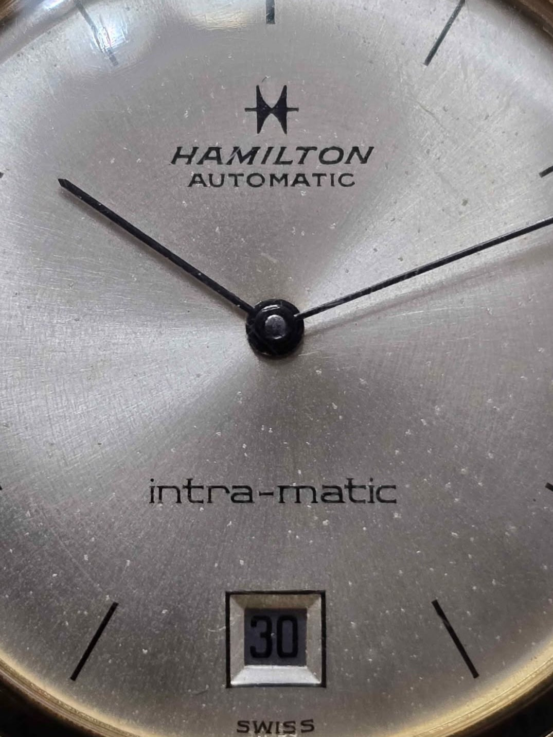 Spectacular vintage late 60s HAMILTON Intra-Matic 30 jewel Automatic gent's watch
