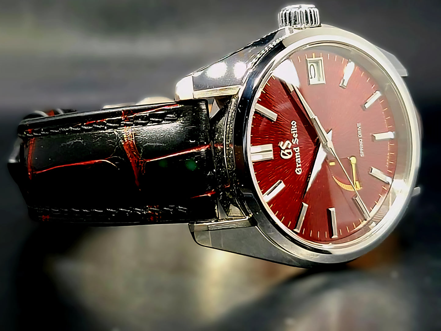 Grand Seiko Heritage Collection Spring Drive Heritage Collection Katana Red Complete BOX SET USA Limited Edition 199/500 Made World Wide