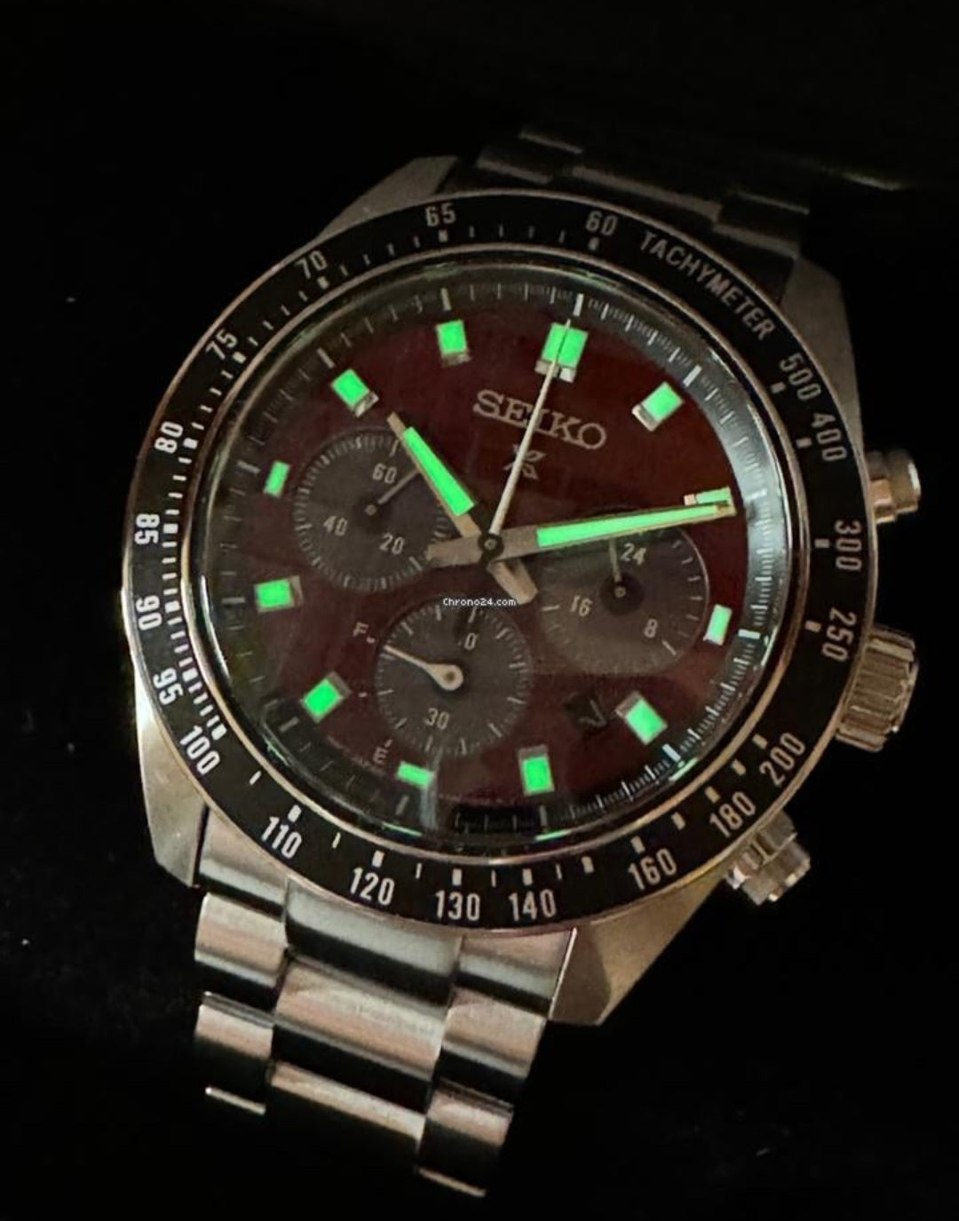 Seiko Prospex.                       SSC927 US Special Edition Prospex Speedtimer Solar Chronograph SeiTona