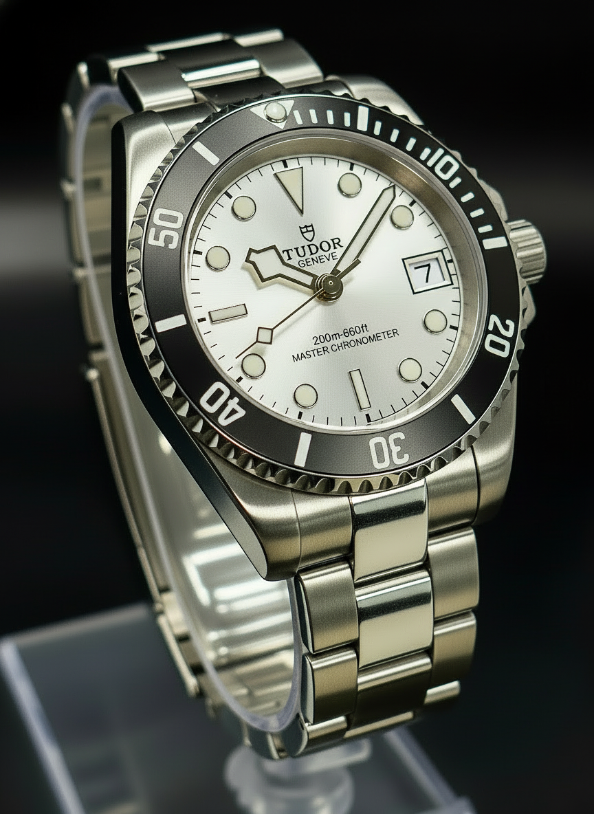 CUSTOM TUDOR MOD SILVER DIAL (BUILD- TO- ORDER SAVE $50)