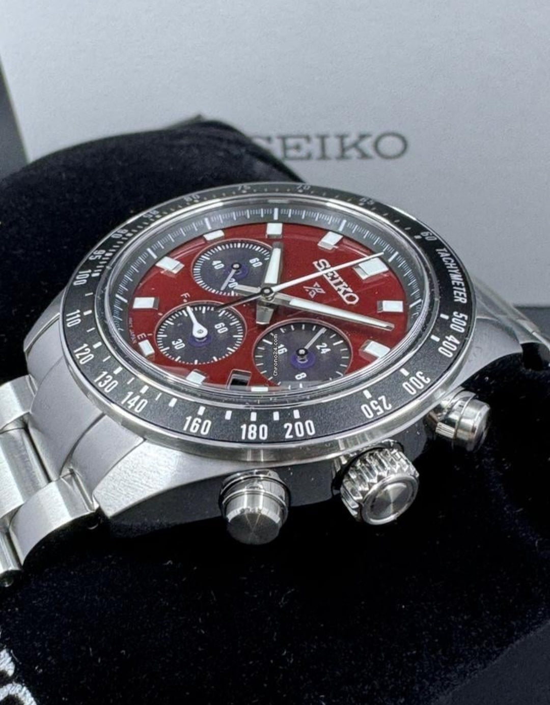 Seiko Prospex.                       SSC927 US Special Edition Prospex Speedtimer Solar Chronograph SeiTona