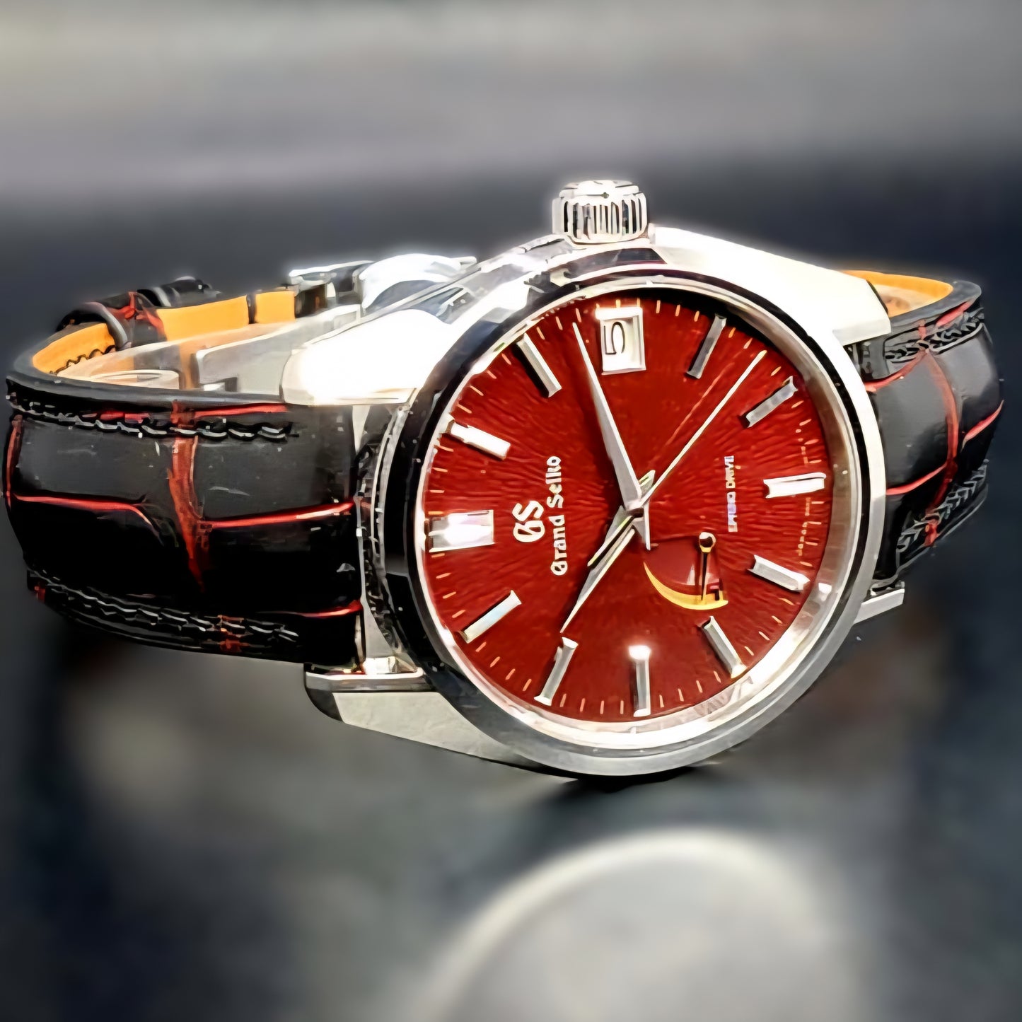 Grand Seiko Heritage Collection Spring Drive Heritage Collection Katana Red Complete BOX SET USA Limited Edition 199/500 Made World Wide