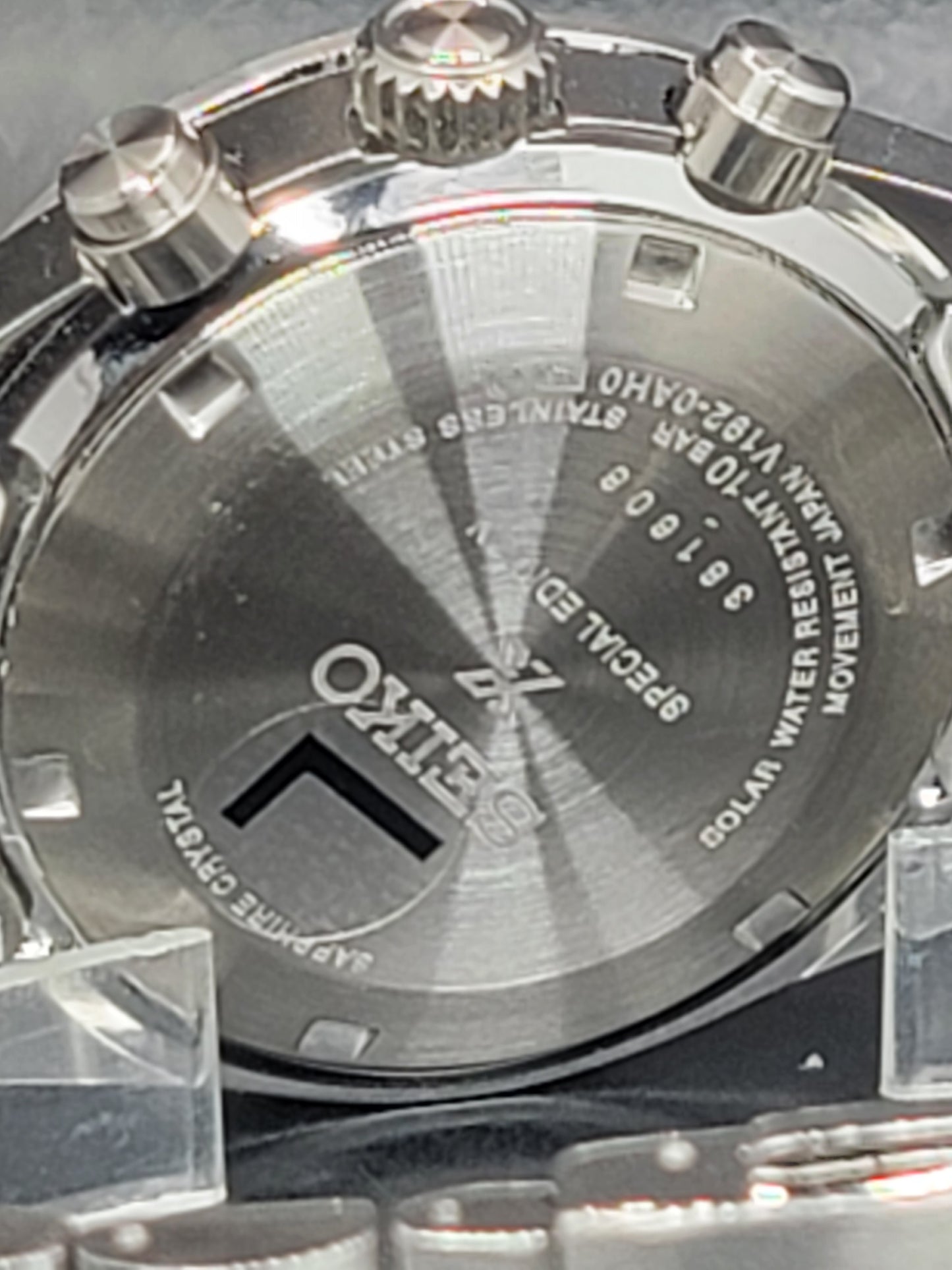 Seiko Prospex.                       SSC927 US Special Edition Prospex Speedtimer Solar Chronograph SeiTona