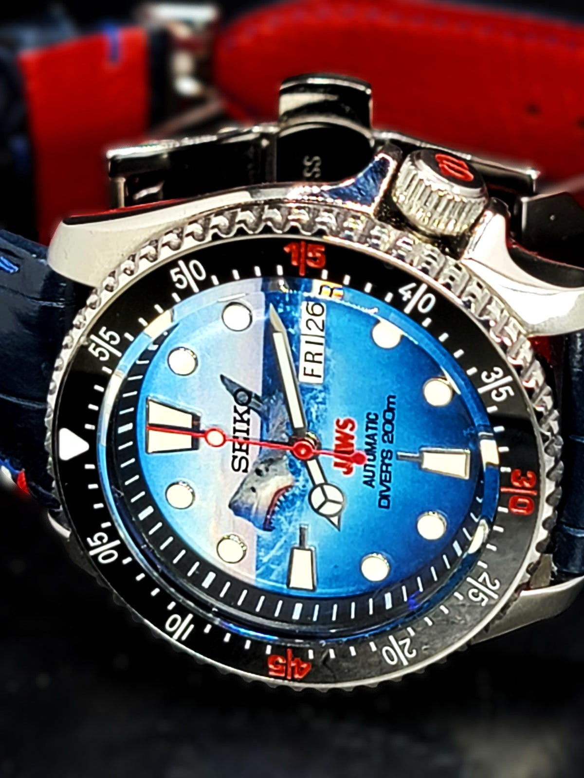 CUSTOM MOD SEIKO - JAWS - AUTOMATIC MOVEMENT