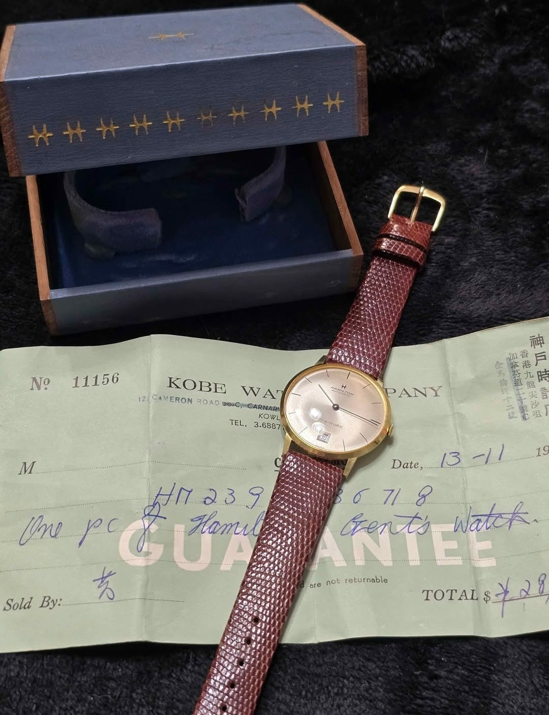 Spectacular vintage late 60s HAMILTON Intra-Matic 30 jewel Automatic gent's watch