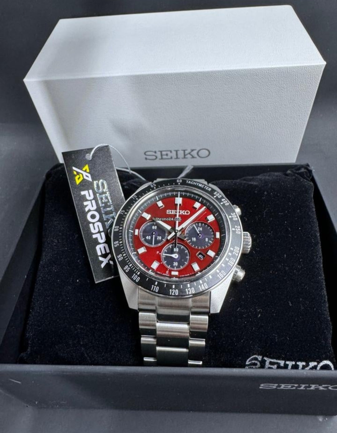 Seiko Prospex.                       SSC927 US Special Edition Prospex Speedtimer Solar Chronograph SeiTona