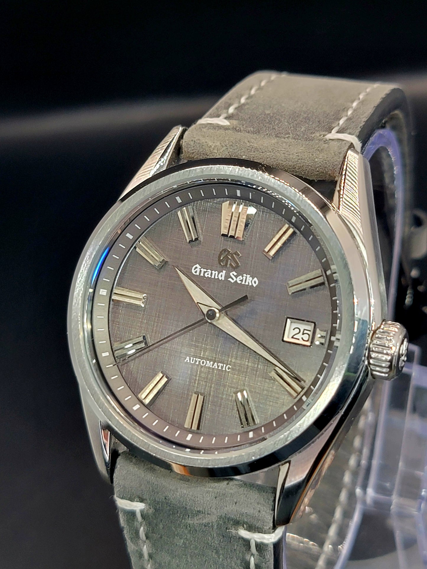 CUSTOM MOD GRAND SEIKO - HERITAGE COLLECTION - GREY LINEN DIAL - AUTOMATIC