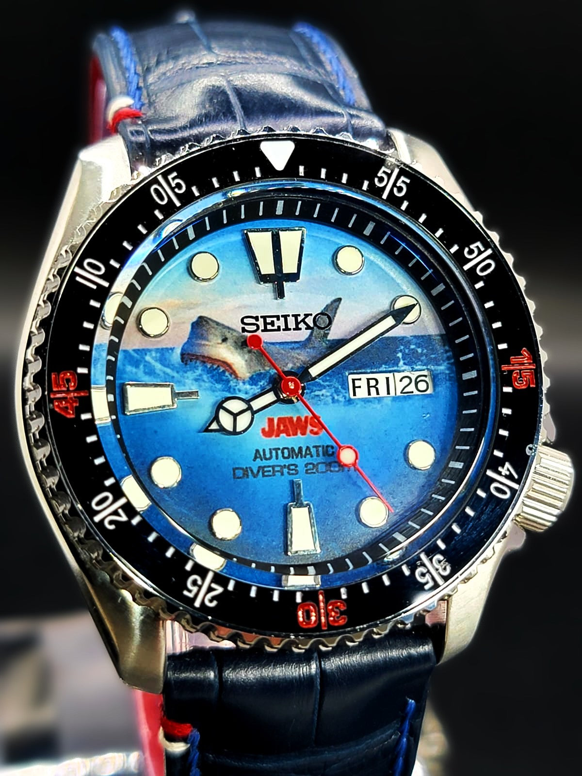 CUSTOM MOD SEIKO - JAWS - AUTOMATIC MOVEMENT