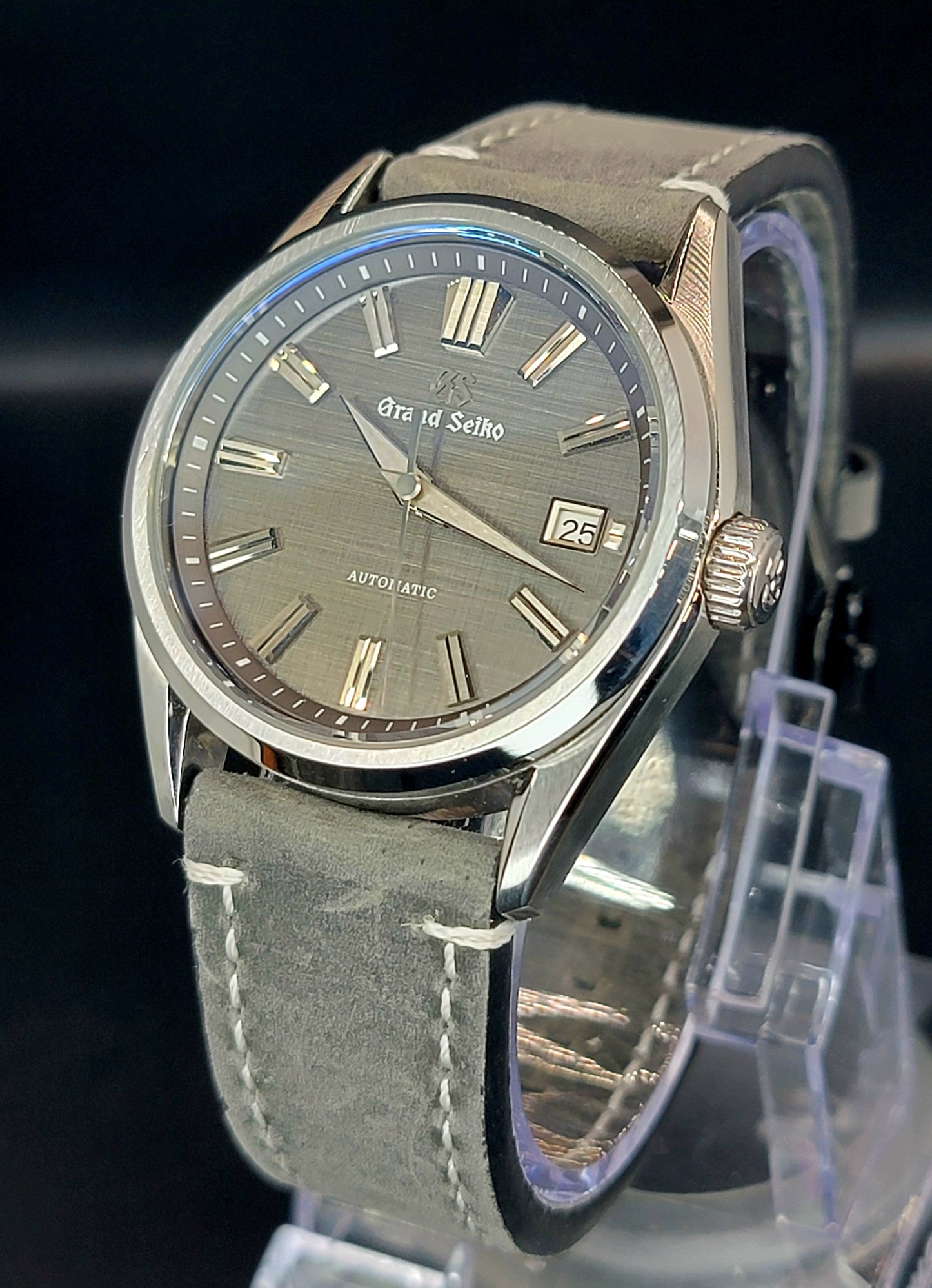 CUSTOM MOD GRAND SEIKO - HERITAGE COLLECTION - GREY LINEN DIAL - AUTOMATIC