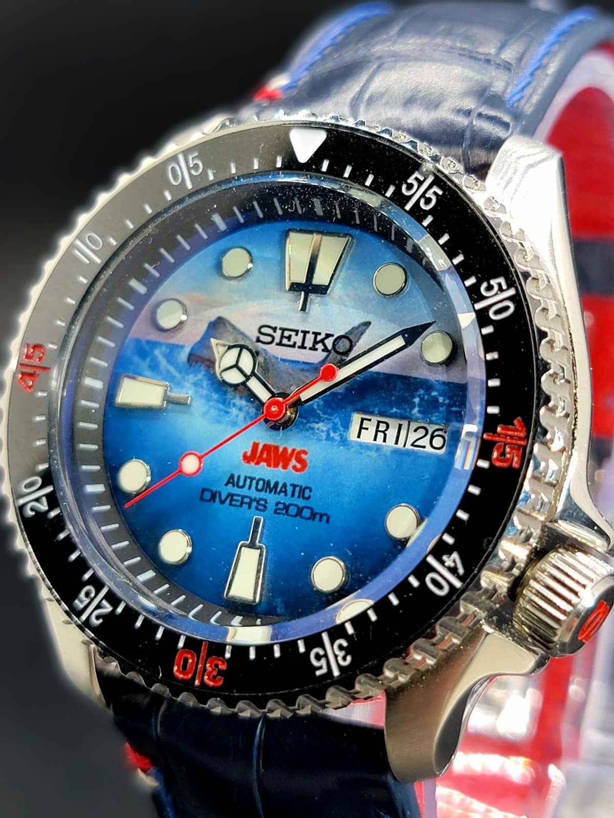 CUSTOM MOD SEIKO - JAWS - AUTOMATIC MOVEMENT
