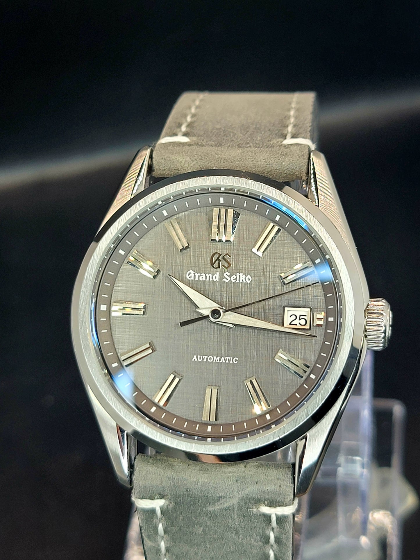 CUSTOM MOD GRAND SEIKO - HERITAGE COLLECTION - GREY LINEN DIAL - AUTOMATIC