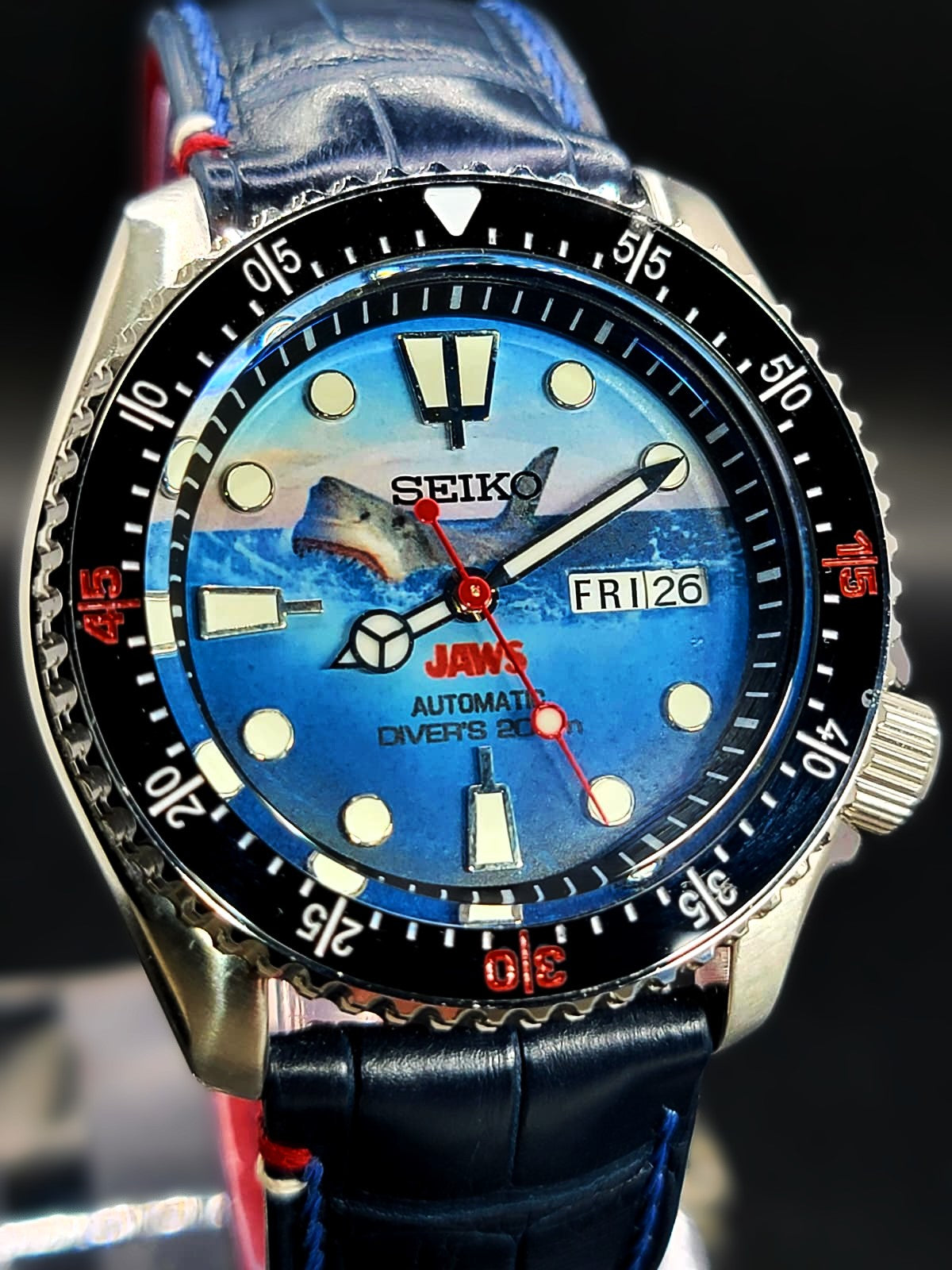 CUSTOM MOD SEIKO - JAWS - AUTOMATIC MOVEMENT