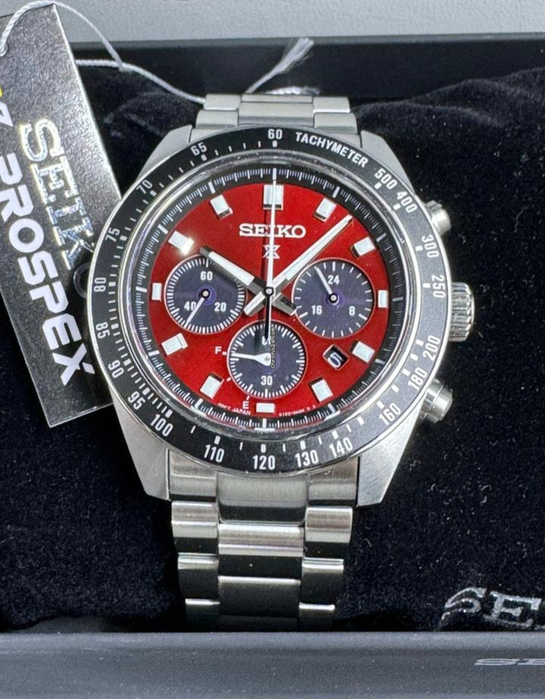 Seiko Prospex.                       SSC927 US Special Edition Prospex Speedtimer Solar Chronograph SeiTona