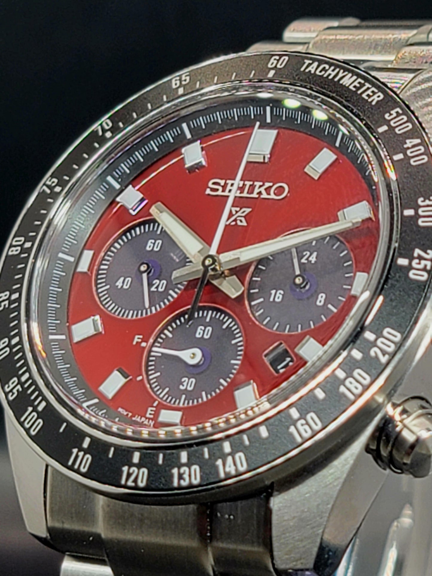 Seiko Prospex.                       SSC927 US Special Edition Prospex Speedtimer Solar Chronograph SeiTona