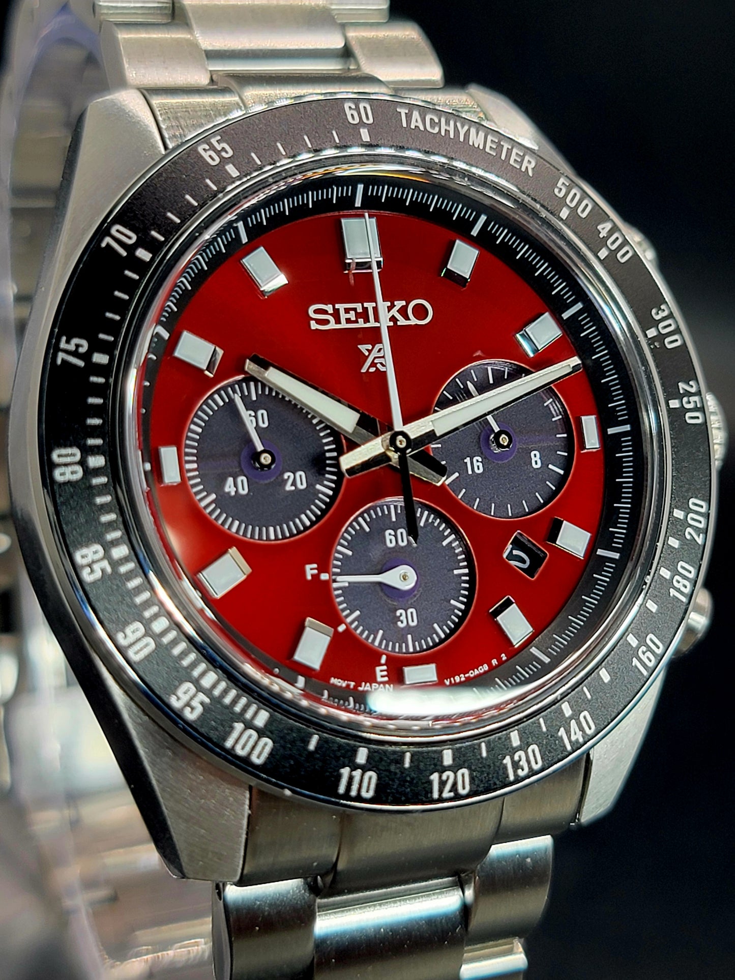 Seiko Prospex.                       SSC927 US Special Edition Prospex Speedtimer Solar Chronograph SeiTona