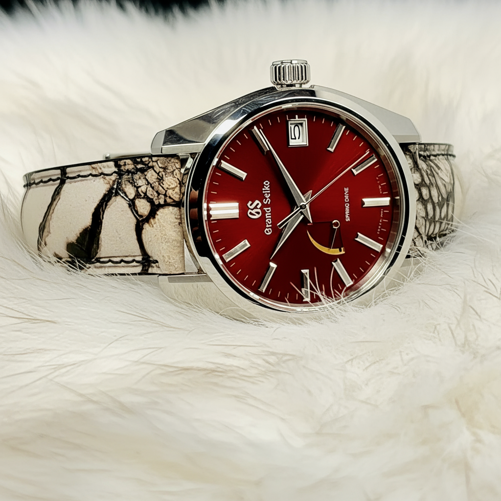 Grand Seiko Heritage Collection Spring Drive Heritage Collection Katana Red Complete BOX SET USA Limited Edition 199/500 Made World Wide